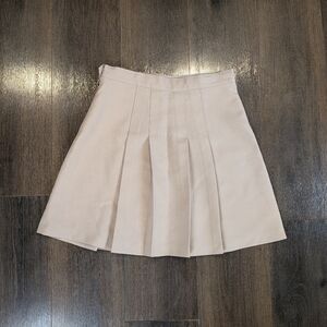 American Apparel sz. S khaki pleated skirt